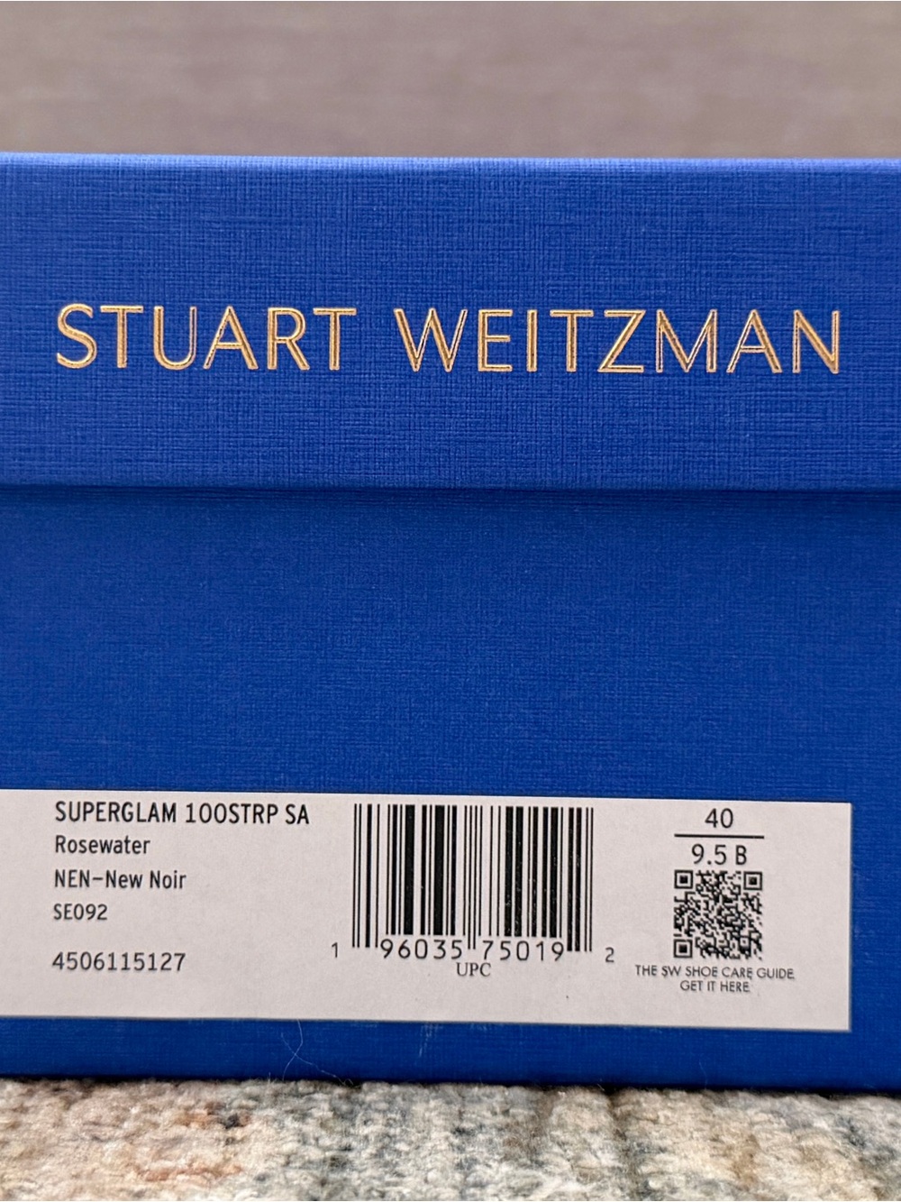 Stuart Weitzman SUPERGLAM Rosewater clear Strap Stiletto NWT🪩 - Picture 10 of 11